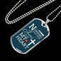 Jesus Is In My Heart Nursing Necklace Stainless Steel or 18k Gold Dog Tag w 24"-Express Your Love Gifts