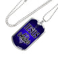 Jesus Is My Anchor Necklace Stainless Steel or 18k Gold Dog Tag 24" Chain - Express Your Love Gifts