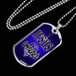 Jesus Is My Anchor Necklace Stainless Steel or 18k Gold Dog Tag 24" Chain - Express Your Love Gifts