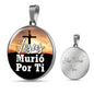 Jesus Murio Por Ti Collar Acero Inoxidable u Oro 18k Dog Tag 24" Cadena-Express Your Love Gifts