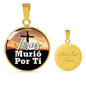 Jesus Murio Por Ti Collar Acero Inoxidable u Oro 18k Dog Tag 24" Cadena-Express Your Love Gifts