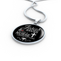 Jesus Saves I'm Just a Nurse Circle Necklace Stainless Steel or 18k Gold 18-22"-Express Your Love Gifts
