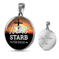 Jesus Starb Fur Dich (Jesus Died For You) Circle Necklace Stainless Steel or 18k Gold 18-22" - Express Your Love Gifts