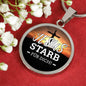 Jesus Starb Fur Dich (Jesus Died For You) Circle Necklace Stainless Steel or 18k Gold 18-22" - Express Your Love Gifts