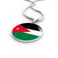 Jordan Flag Necklace Jordan Flag Stainless Steel or 18k Gold 18-22" - Express Your Love Gifts