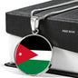 Jordan Flag Necklace Jordan Flag Stainless Steel or 18k Gold 18-22" - Express Your Love Gifts
