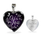 Just The Way You Are Necklace Stainless Steel or 18k Gold Heart Pendant 18-22" - Express Your Love Gifts