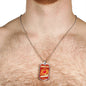 KC City Of Champions Necklace Stainless Steel or 18k Gold Dog Tag 24"-Express Your Love Gifts