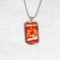 KC City Of Champions Necklace Stainless Steel or 18k Gold Dog Tag 24"-Express Your Love Gifts