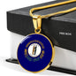 Kentucky State Flag Necklace Stainless Steel or 18k Gold Circle Pendant 18-22" - Express Your Love Gifts