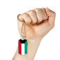 Kuwait Flag Necklace Kuwait Flag Stainless Steel or 18k Gold Dog Tag 24" - Express Your Love Gifts