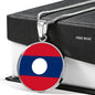 Laos Flag Necklace Laos Flag Necklace Stainless Steel or 18k Gold 18-22" - Express Your Love Gifts