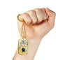 Leo Constellation Horoscope Zodiac Dog Tag Stainless Steel or 18k Gold 24" Chain - Express Your Love Gifts