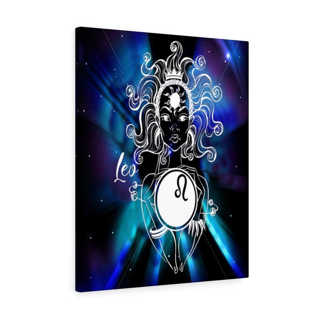 Leo Zodiac Horoscope Sign Constellation Canvas Print Astrology Home Decor Ready to Hang Artwork - Express Your Love Gifts