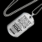 Let God Direct Your Path Christian Faith Necklace Stainless Steel or 18k Gold Dog Tag 24" Chain-Express Your Love Gifts