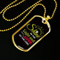 Let God's Light And Love Shine Necklace Stainless Steel or 18k Gold Dog Tag 24" Chain-Express Your Love Gifts