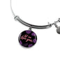 Let Me Love You Circle Bangle Stainless Steel or 18k Gold - Express Your Love Gifts