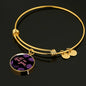 Let Me Love You Circle Bangle Stainless Steel or 18k Gold - Express Your Love Gifts