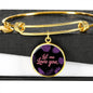 Let Me Love You Circle Bangle Stainless Steel or 18k Gold - Express Your Love Gifts