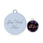 Let Me Love You Circle Bangle Stainless Steel or 18k Gold - Express Your Love Gifts