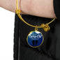 Let'S Grow Old Together Circle Bracelet Bangle Stainless Steel or 18k Gold-Express Your Love Gifts