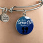 Let'S Grow Old Together Circle Bracelet Bangle Stainless Steel or 18k Gold-Express Your Love Gifts