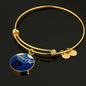 Let'S Grow Old Together Circle Bracelet Bangle Stainless Steel or 18k Gold-Express Your Love Gifts