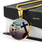 Let The Peace Of God Rule In Your Heart Christian Faith Circle Necklace-Express Your Love Gifts