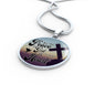 Let The Peace Of God Rule In Your Heart Christian Faith Circle Necklace-Express Your Love Gifts