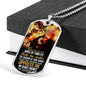 Let Your Wings Cover Me Bible Verse Inspirational Gift Necklace Stainless Steel or 18k Gold Dog Tag 24" Chain-Express Your Love Gifts