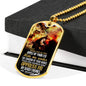 Let Your Wings Cover Me Bible Verse Inspirational Gift Necklace Stainless Steel or 18k Gold Dog Tag 24" Chain-Express Your Love Gifts