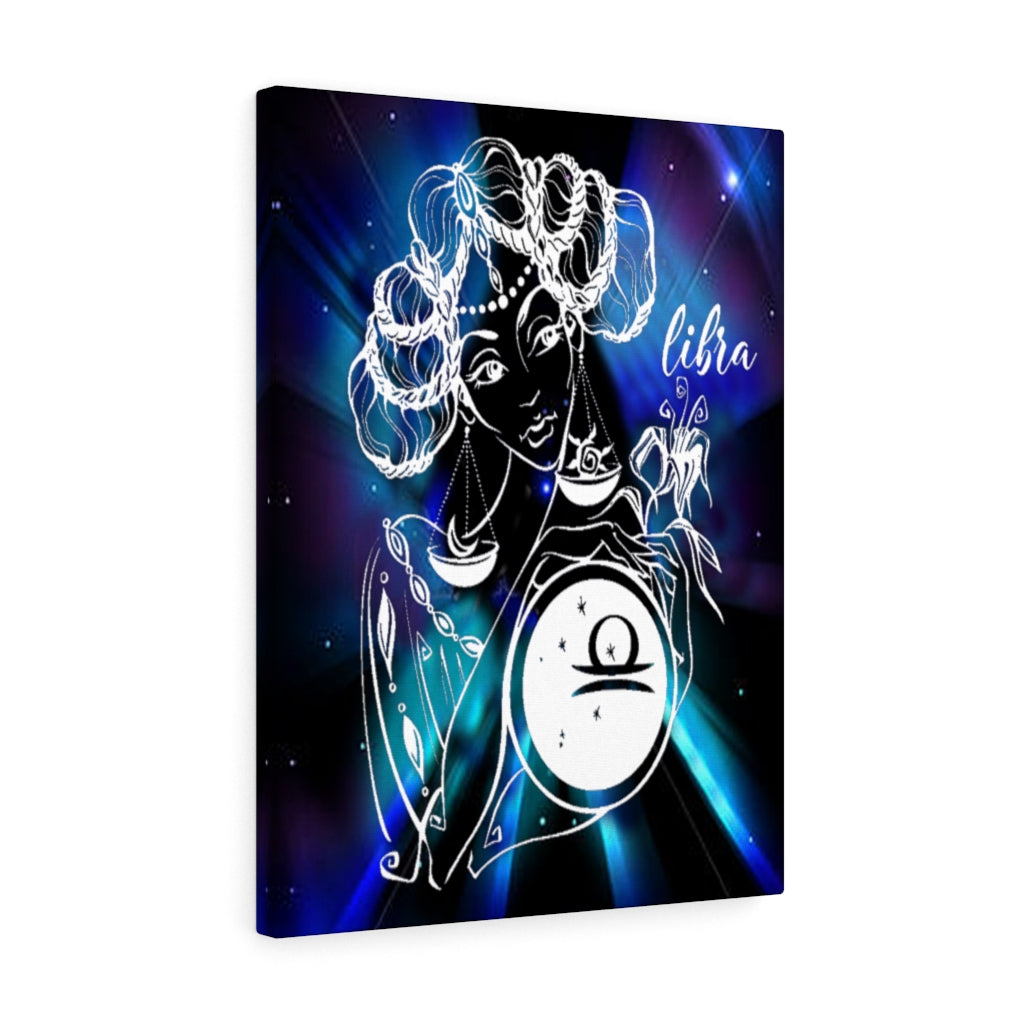 Libra Zodiac Horoscope Sign Constellation Canvas Print Astrology Home Decor Ready to Hang Artwork - Express Your Love Gifts