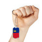Liechtenstein Flag Necklace Liechtenstein Flag Stainless Steel or 18k Gold Dog Tag 24" - Express Your Love Gifts