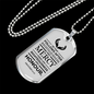 Life Living In Righteousness Christian Verse Gift Proverbs Necklace Stainless Steel or 18k Gold Dog Tag 24" Chain-Express Your Love Gifts