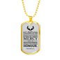 Life Living In Righteousness Christian Verse Gift Proverbs Necklace Stainless Steel or 18k Gold Dog Tag 24" Chain-Express Your Love Gifts