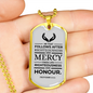 Life Living In Righteousness Christian Verse Gift Proverbs Necklace Stainless Steel or 18k Gold Dog Tag 24" Chain-Express Your Love Gifts
