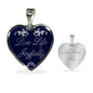 Live Life Joyfully Inspirational Necklace Stainless Steel or 18k Gold Heart Pendant 18-22'' - Express Your Love Gifts