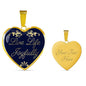 Live Life Joyfully Inspirational Necklace Stainless Steel or 18k Gold Heart Pendant 18-22'' - Express Your Love Gifts