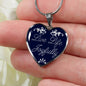 Live Life Joyfully Inspirational Necklace Stainless Steel or 18k Gold Heart Pendant 18-22'' - Express Your Love Gifts