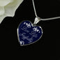 Live Life Joyfully Inspirational Necklace Stainless Steel or 18k Gold Heart Pendant 18-22'' - Express Your Love Gifts