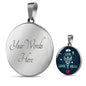 Live Love Heal Nurse Circle Necklace Stainless Steel or 18k Gold 18-22" - Express Your Love Gifts