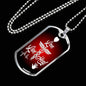 Live Love Heal Nurse Necklace Stainless Steel or 18k Gold Dog Tag 24" - Express Your Love Gifts