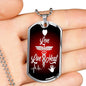 Live Love Heal Nurse Necklace Stainless Steel or 18k Gold Dog Tag 24" - Express Your Love Gifts