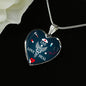 Live Love Heal Nurse Necklace Stainless Steel or 18k Gold Heart Pendant 18-22" - Express Your Love Gifts