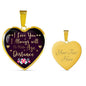 Long Distance Relationship Gift Stainless Steel 18k Gold Heart Pendant 18-22" - Express Your Love Gifts