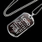 Lord Guide Me Catholic Necklace Stainless Steel or 18k Gold Dog Tag 24" Chain-Express Your Love Gifts