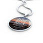 Lord Is My Rock Psalm Gift Circle Necklace Stainless Steel or 18k Gold 18-22"-Express Your Love Gifts