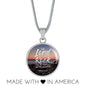 Lord Is My Rock Psalm Gift Circle Necklace Stainless Steel or 18k Gold 18-22"-Express Your Love Gifts