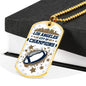 Los Angeles City Of Champions Necklace Stainless Steel or 18k Gold Dog Tag 24" Chain-Express Your Love Gifts