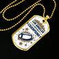 Los Angeles City Of Champions Necklace Stainless Steel or 18k Gold Dog Tag 24" Chain-Express Your Love Gifts
